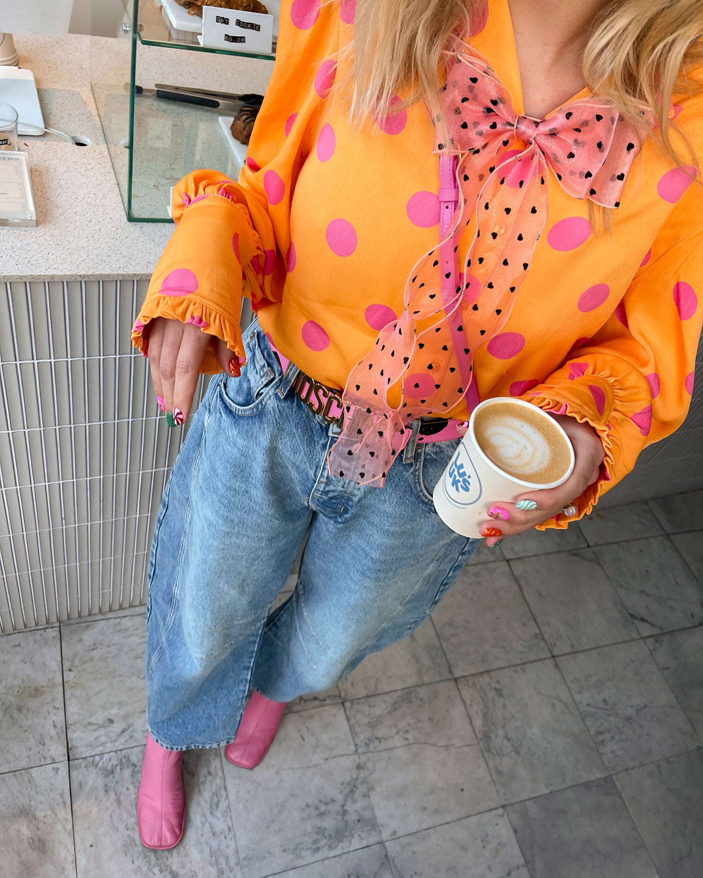 Maria Blouse Orange